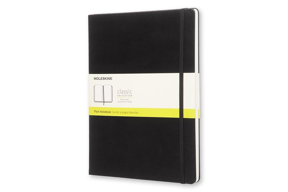 Item #302882 Moleskine Classic Notebook, Extra Large, Plain, Black, Hard Cover (7.5 X 10")....