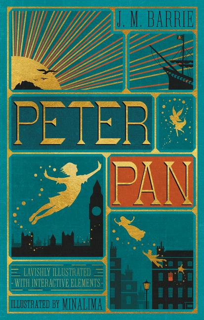 Item #303137 Peter Pan (Illustrated with Interactive Elements). James Matthew Barrie, Minalima Ltd