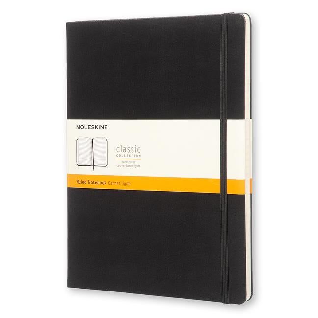 Item #302883 Moleskine Classic Notebook, Extra Large, Ruled, Black, Hard Cover (7.5 X 10")....
