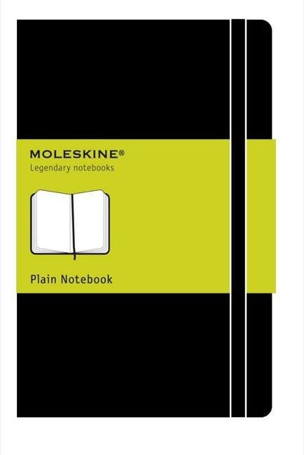 Item #302852 Moleskine Classic Notebook, Pocket, Plain, Black, Hard Cover (3.5 X 5.5"). Moleskine