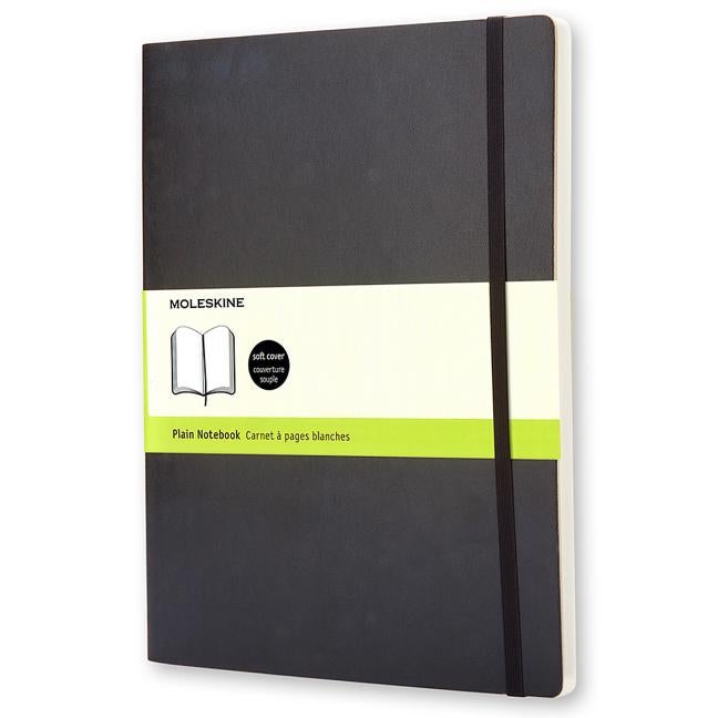 Item #302881 Moleskine Classic Notebook, Extra Large, Plain, Black, Soft Cover (7.5 X 10")....