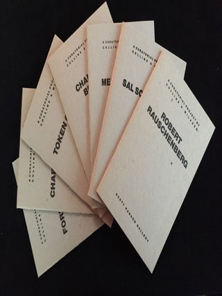 A Curatorial Project by Collins & Millazzo: Ford Beckman; Meg Webster; Sal Scarpitta; Robert Rauschenberg; Change Inc. Benefit; Token Gestures; Charles Clough