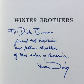 Winter Brothers: A Season at the Edge of America (Signed)
