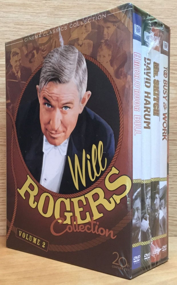 Item #900309 Will Rogers (Film) Collection, Volume 2 (Ambassador Bill / David Harum / Mr. Skitch / Too Busy to Work). Will Rogers.