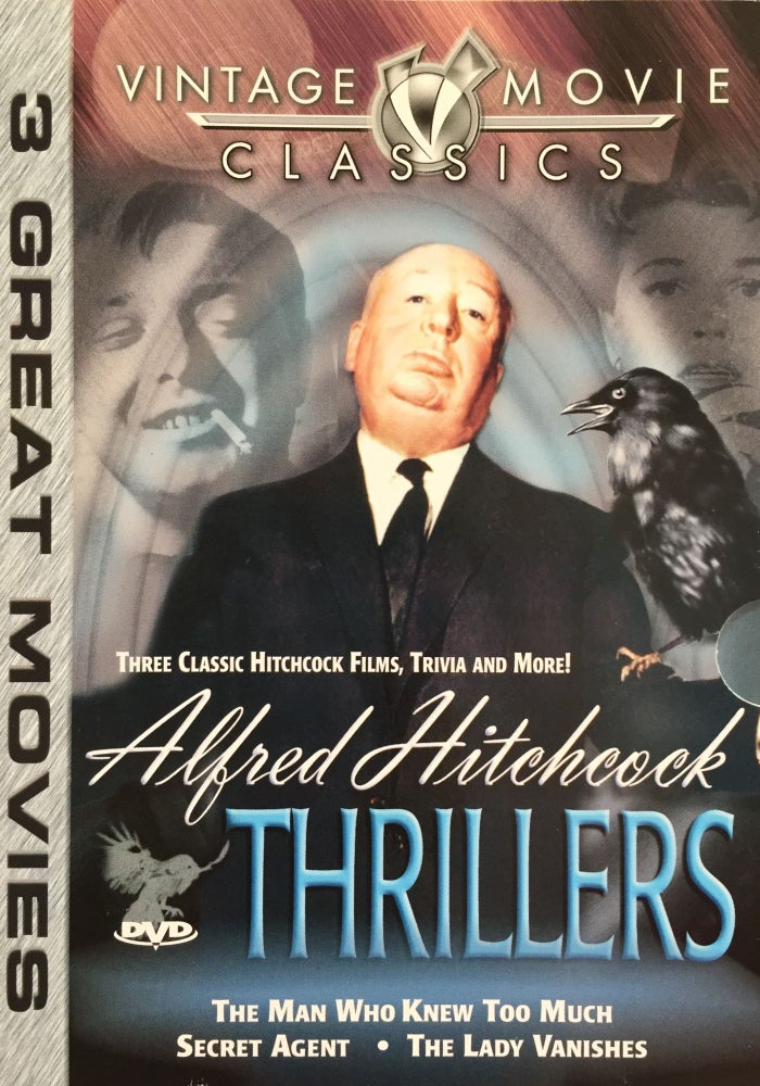 Item #900318 Alfred Hitchcock Thrillers: The Man Who Knew Too Much / Secret Agent / The Lady Vanishes. Alfred Hitchcock.