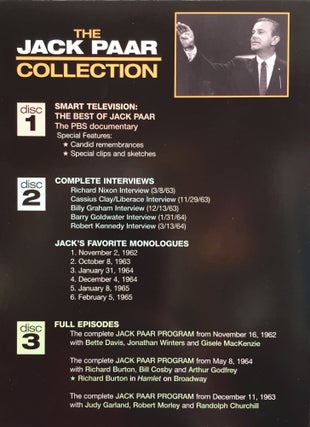 The Jack Paar Collection: Featuring the PBS Documentary Smart Television: The Best of Jack Paar & Two Bonus Discs