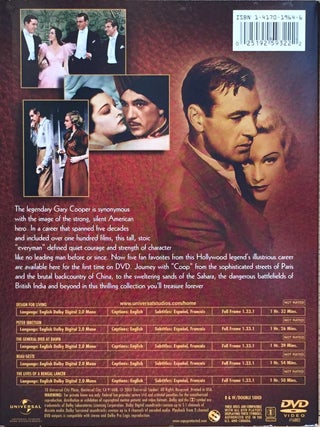 The Gary Cooper (Franchise) Collection: 5 Classic Movies - Design for Living / Peter Ibbetson / The General Died at Dawn / Beau Geste / The Lives of a Bengal Lancer