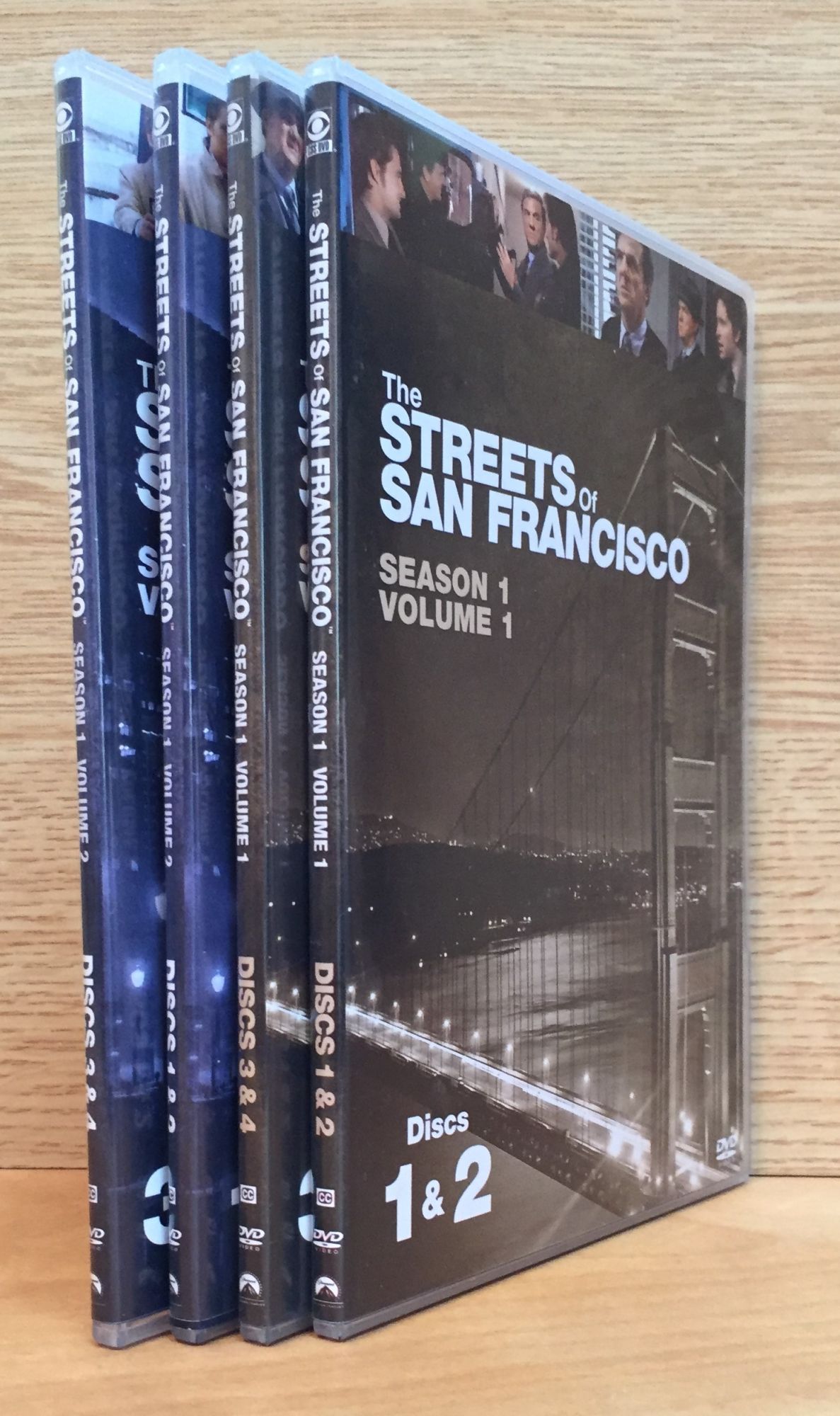 The Streets of San Francisco: Season One, Volumes 1 & 2 8 discs