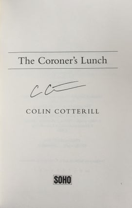 The Coroner's Lunch - Dr. Siri Palboun Mystery #1 (Signed)
