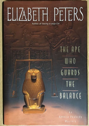 Item #900455 The Ape Who Guards the Balance: An Amelia Peabody Mystery. Elizabeth Peters