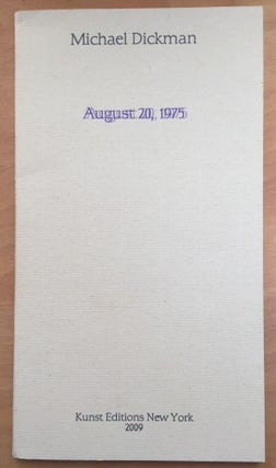 Item #900539 August 20, 1975 / August Twentieth Nineteen Hundred and Seventy-Five (Signed)....