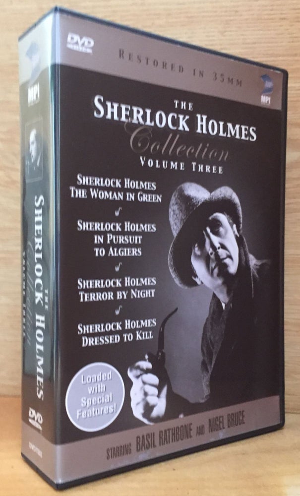 Item #900567 The Sherlock Holmes Collection, Volume Three: The Woman in Green; Pursuit to Algiers; Terror By Night; Dressed to Kill. Arthur Conan Doyle, based on the novels of.