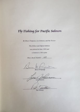 Fly Fishing for Pacific Salmon (Signed)
