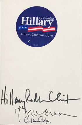 Living History (Signed by 3 Clintons)