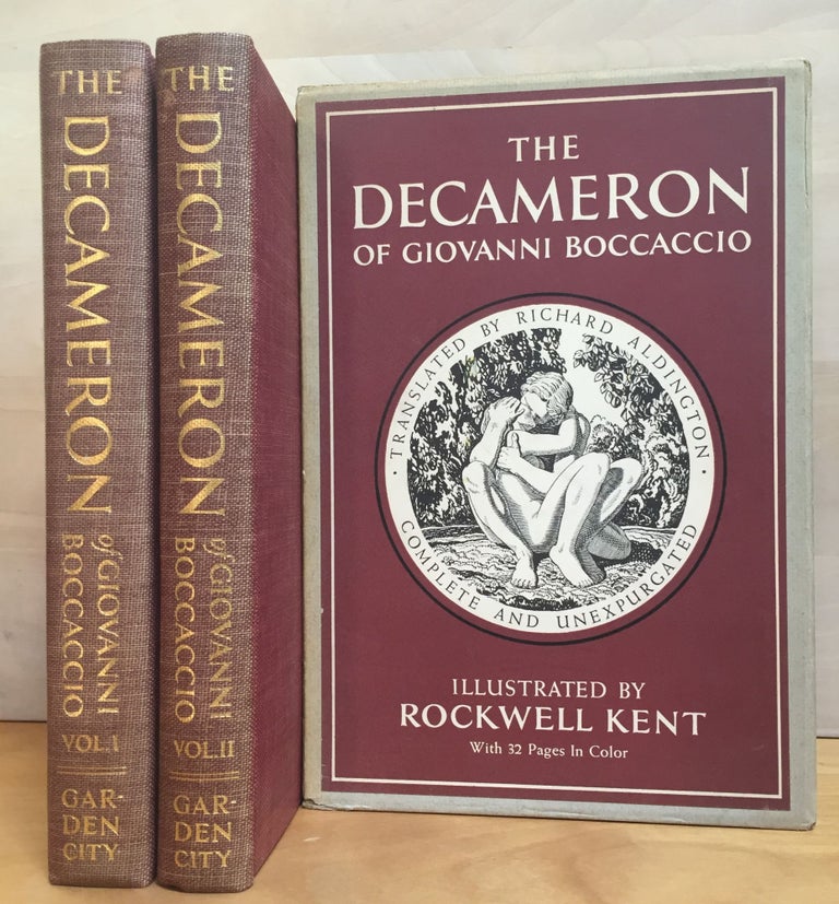 Item #900685 The Decameron of Giovanni Boccaccio (Signed by Rockwell Kent). Giovanni Boccaccio, Richard Aldington, Rockwell Kent.