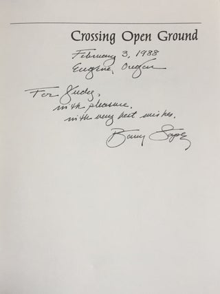 Crossing Open Ground (Signed)