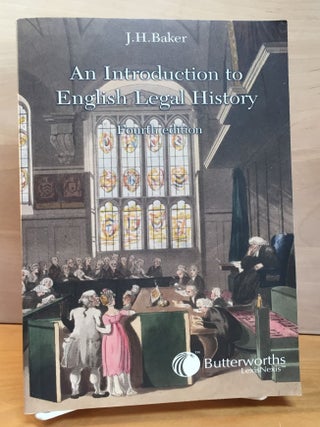Item #900717 An Introduction to English Legal History. J. H Baker