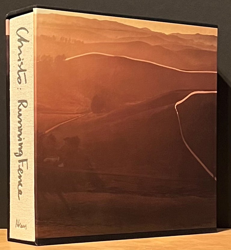 Item #900722 Christo: Running Fence, Sonoma and Marin Counties, California September 1972-76 (Signed). Christo, David Bourdon, Calvin Tomkins, Artist, Narrative Text, Chronicle.