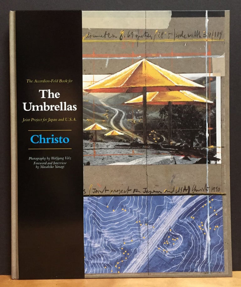 Item #900723 Christo: The Accordion-Fold Book for The Umbrellas, Joint Project for Japan and U.S.A. Christo.