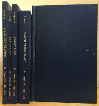 Poetry Reprint Series, Set One: Over the Brazier; Sea Garden; Harmonium; Mount Zion; Earth Triumphant
