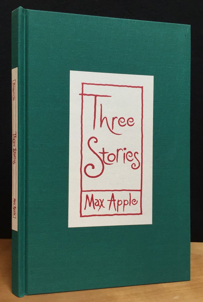 Item #900816 Three Stories (Signed). Max Apple.