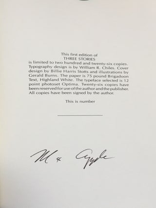 Three Stories (Signed)
