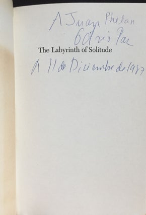 The Labyrinth of Solitude; The Other Mexico; Return to the Labyrinth of Solitude; Mexico and the United States; The Philanthropic Ogre (Signed)