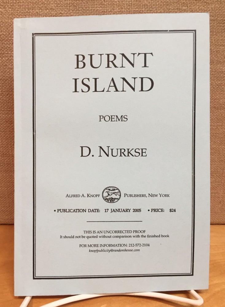 Item #900922 Burnt Island. D. Nurske.