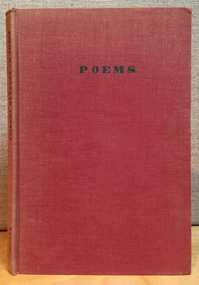 Item #900941 Poems. Kenneth Fearing.