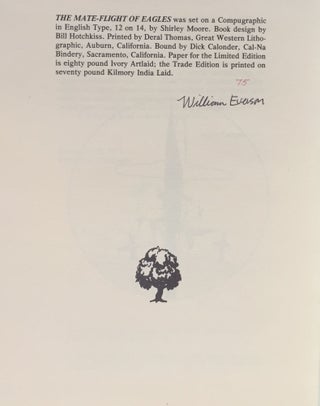 The Mate-Flight of Eagles: Two Poems on the Love-Death of the Cross (Signed)