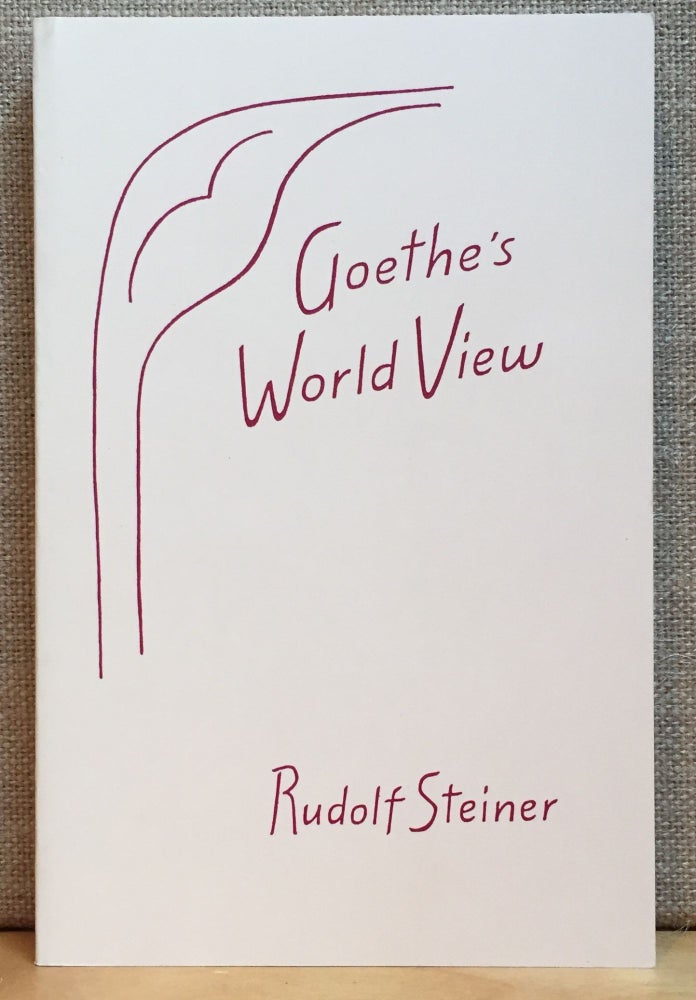 Item #900970 Goethe's World View. Rudolf Steiner.