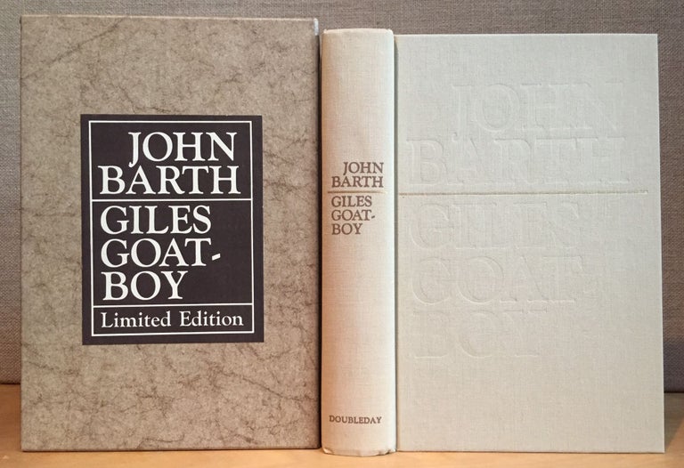 Item #900991 Giles Goat-Boy: Or, The Revised New Syllabus (Signed). John Barth.