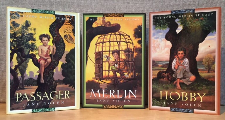 Item #901057 The Young Merlin Trilogy: Passager; Hobby; & Merlin (3 Volume Set). Jane Yolen.