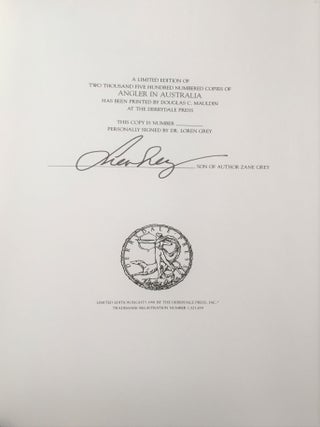 An American Angler in Australia (Signed)