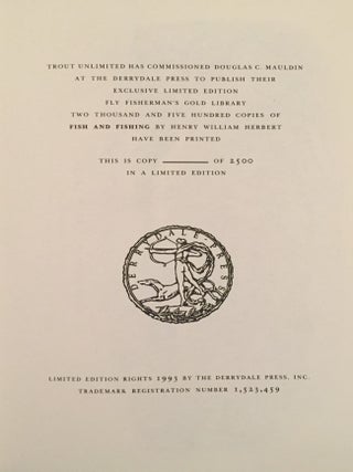 Fish & Fishing of the United States and British Provinces of North America : Fly Fisherman's Gold Volume II