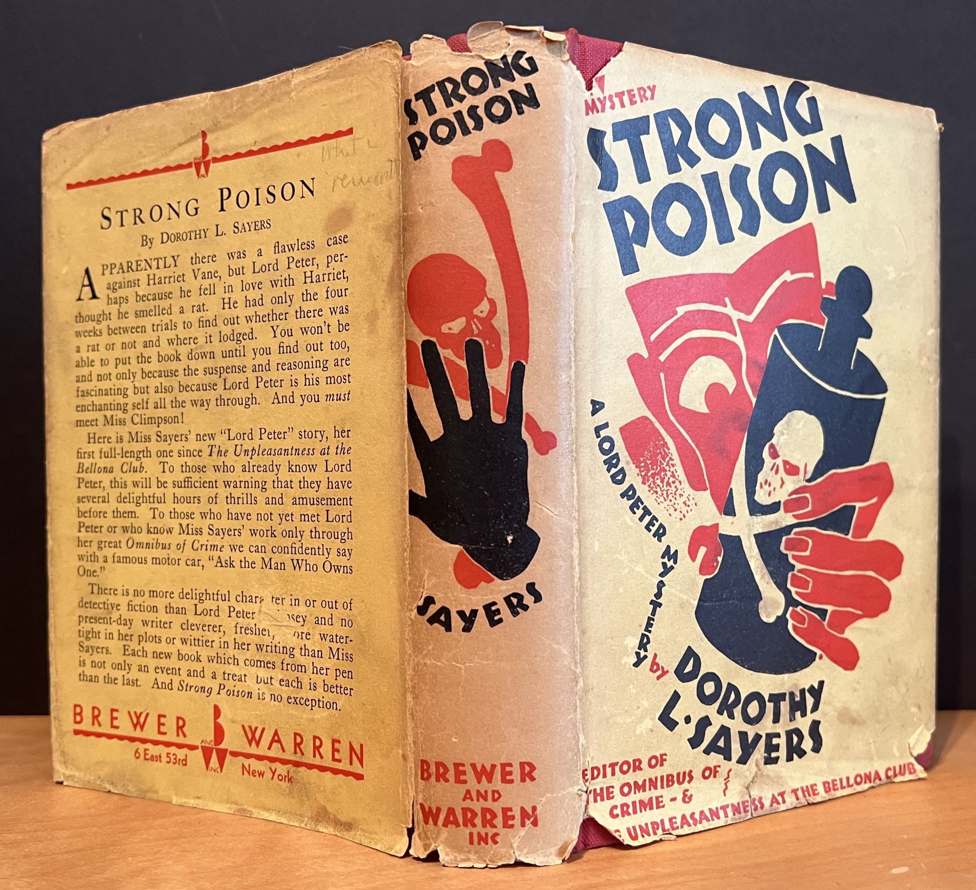 Strong Poison | Dorothy L. Sayers | First U.S. Edition