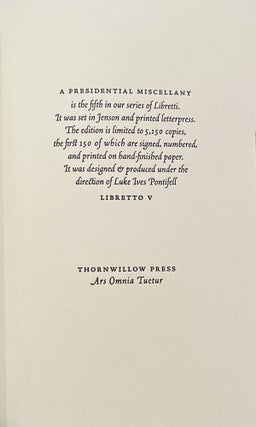 A Presidential Miscellany