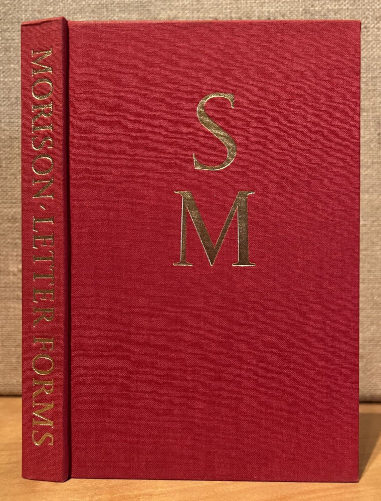 Item #901434 Letter Forms Typographic and Scriptorial: Two Essays on Their Classification, History and Bibliography. Stanley Morison.