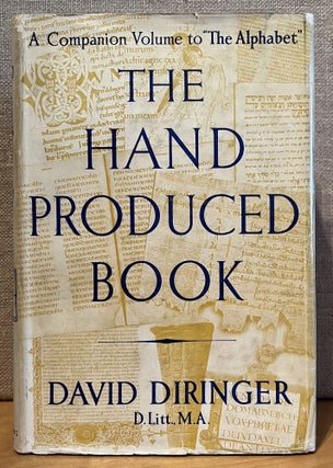 Item #901436 The Hand-Produced Book. David Diringer