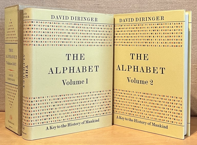 Item #901437 The Alphabet: A Key to the History of Mankind, Two Volume Set. David Diringer, Reinhold Regensburger.