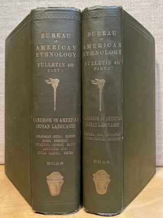 Item #901491 Handbook of American Indian Languages, 2 Volume Set - Smithsonian Institution Bureau...
