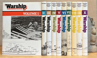 Item #901544 Warship, Volumes 1 – 10 ( Volumes I – X) , 10 Volume Set Complete. Robert...