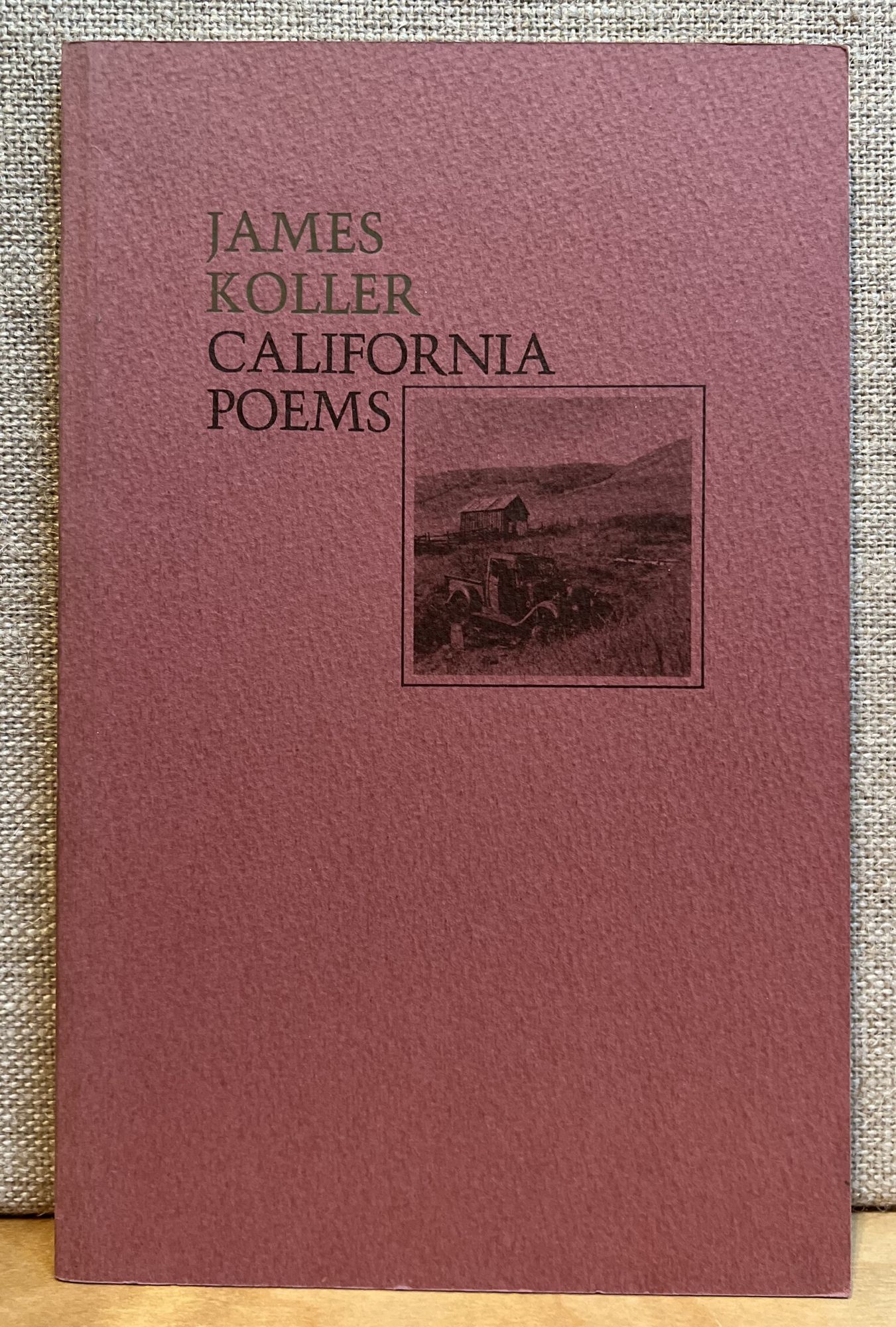 California Poems James Koller First Paperback Edition