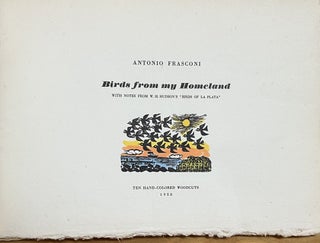 Birds from my Homeland; With Notes from W. H. Hudson's "Birds of La Plata"