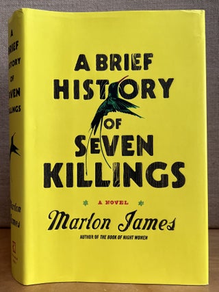 Item #901584 A Brief History of Seven Killings (Signed). Marlon James