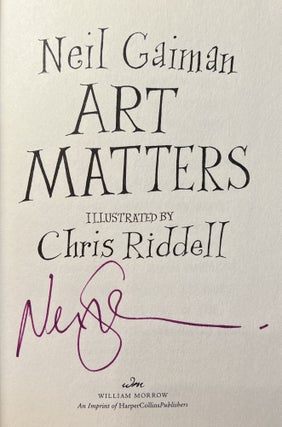 Art Matters: Because Your Imagination Can Change the World (Signed)