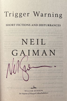 Trigger Warning: Short Fictions and Disturbances (Signed)