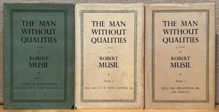Item #901757 The Man Without Qualities - 3 Volume Set. Robert Musil