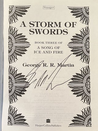 A Storm of Swords (Signed)