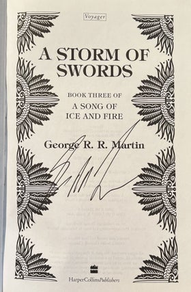A Storm of Swords (Signed)
